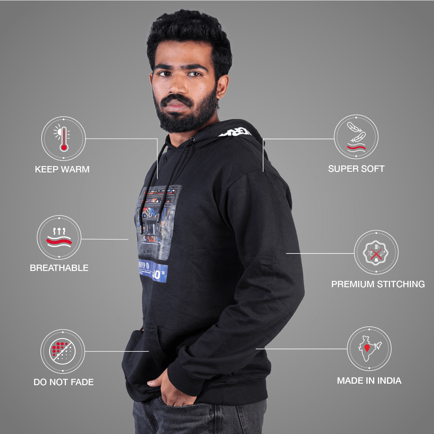INSERT N' PLAY | HOODIE - Bechanewala